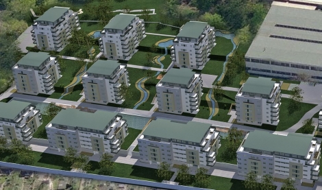 Visualisierung Animation & photorealistische Szenen für Baugebiete, Geschosswohnungsbau, Wohnbaubereiche erstellt mit Allplan 2008 und Cinema 4D für Planer, Immobilienverkäufer und Architekten